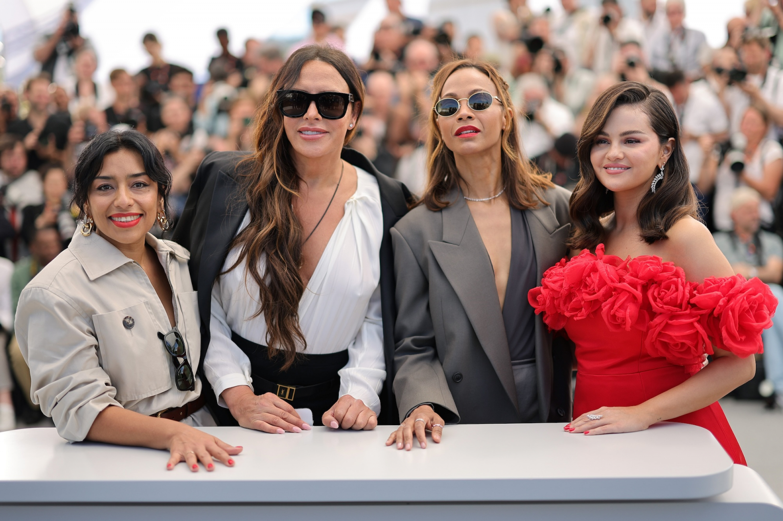 Gascón z resztą obsady filmu w Cannes (Fot. Getty Images)