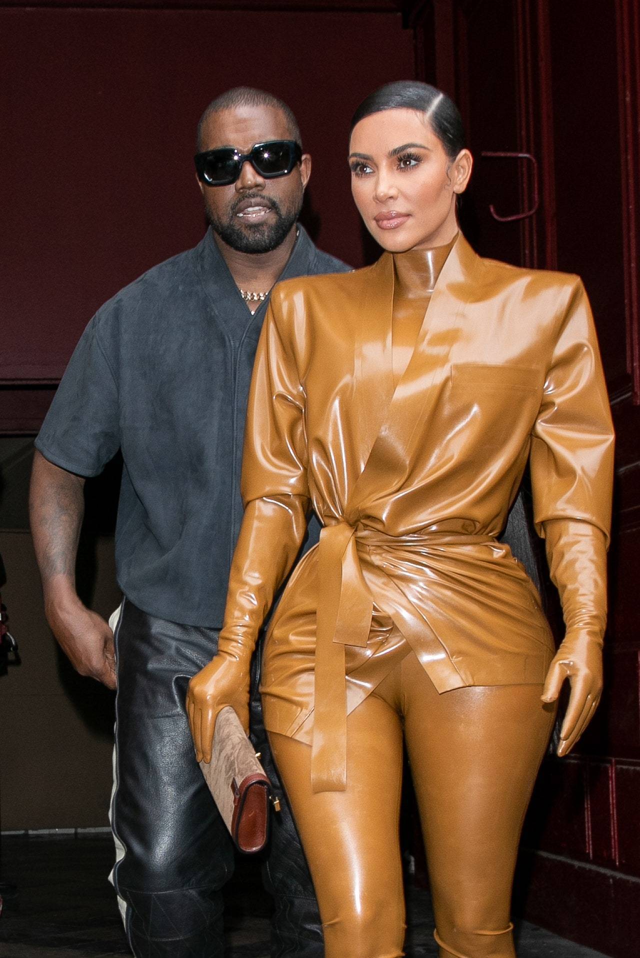 Paryż: Kim Kardashian West i Kanye na paryskim tygodniu mody, marzec 2020 (Fot. Marc Piasecki/WireImage)