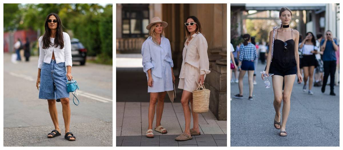 Damskie szorty do klapków Birkenstock nosimy na plażę i lato w mieście (Fot. Getty Images)