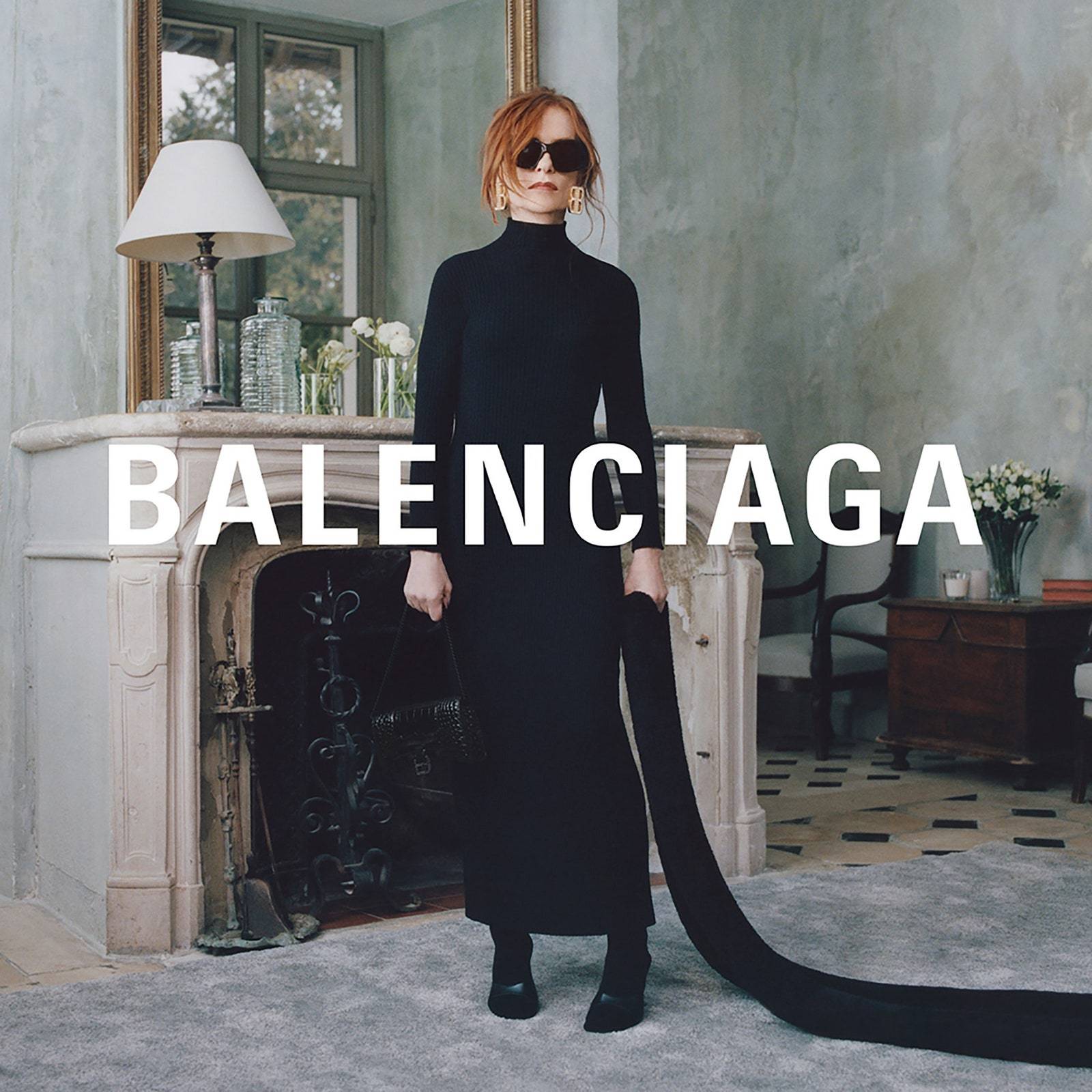 Isabelle Huppert w kampanii Balenciagi /(Fot. materiały prasowe)