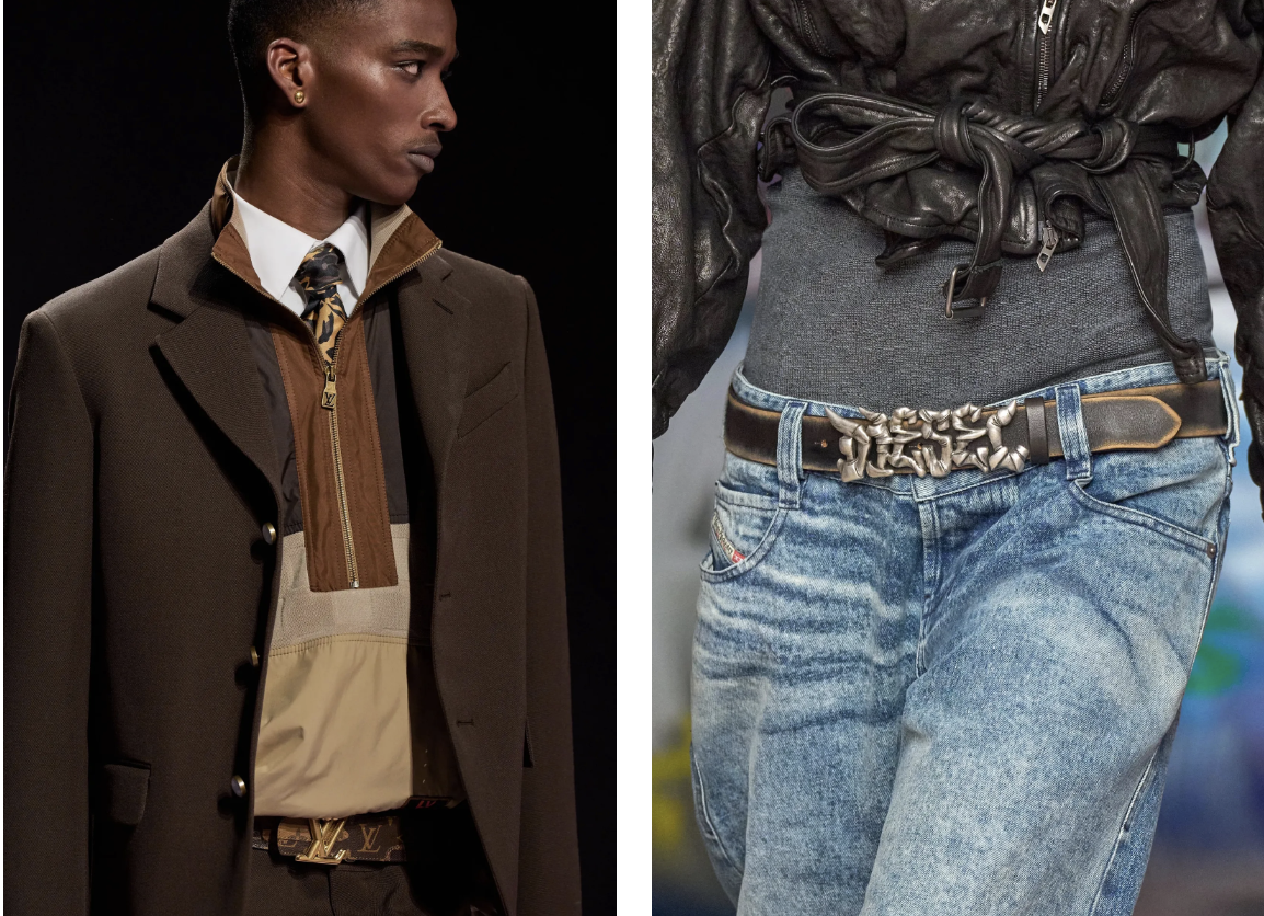Louis Vuitton jesień-zima 2025-2026, Diesel jesień-zima 2025-2026 (Fot. Spotlight.Launchmetrics)
