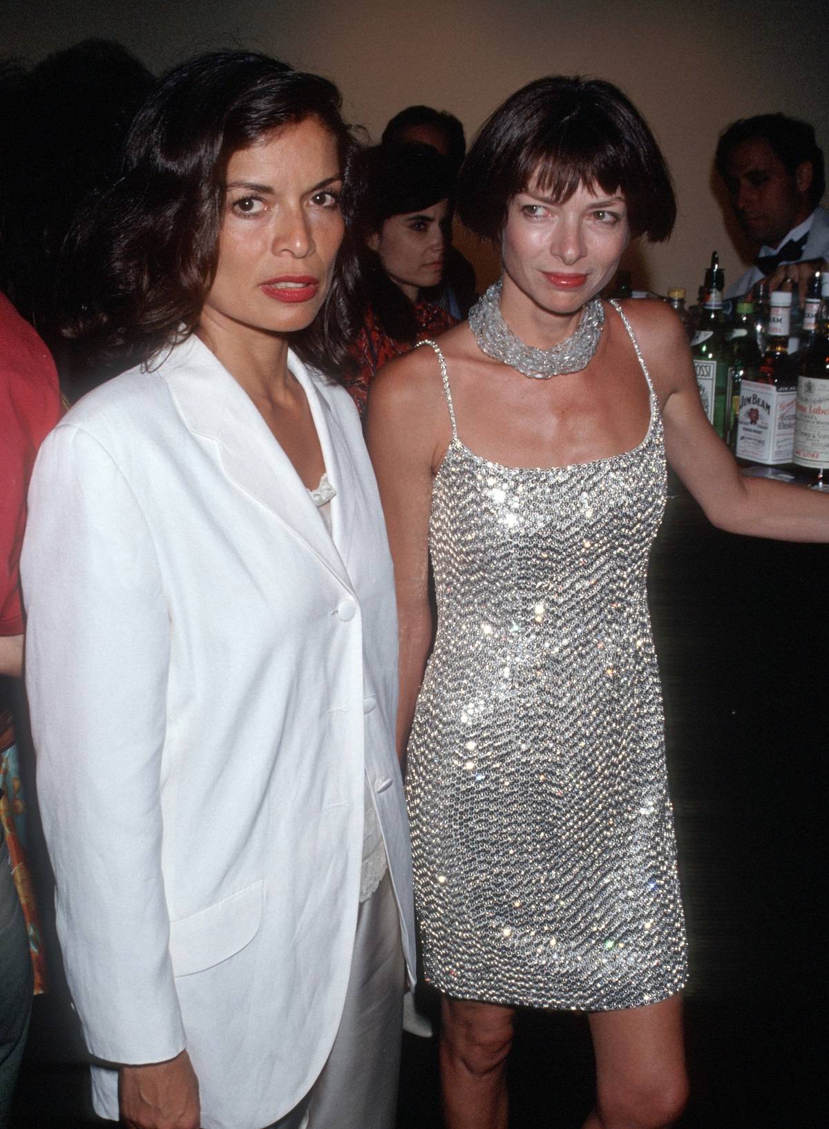 Bianca Jagger i Anna Wintour w 1990 roku