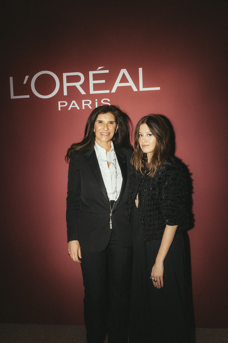 Delphine Viguier-Hovasse, Global Brand President L’Oréal Paris i Agnieszka Zygmunt, redaktorka prowadząca Vogue.pl. (Fot. Dorota Szulc)