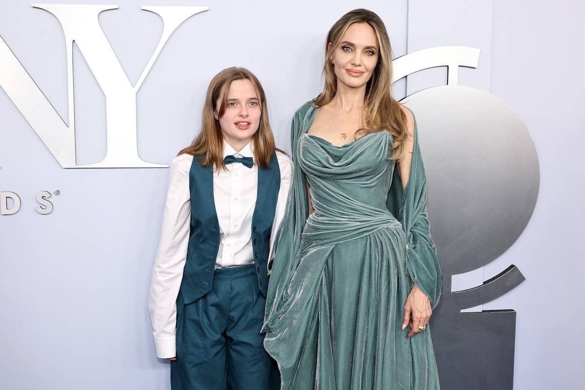 Angelina Jolie wraz z 15-letnią Vivienne Jolie-Pitt na czerwonym dywanie Tony Awards 2024.