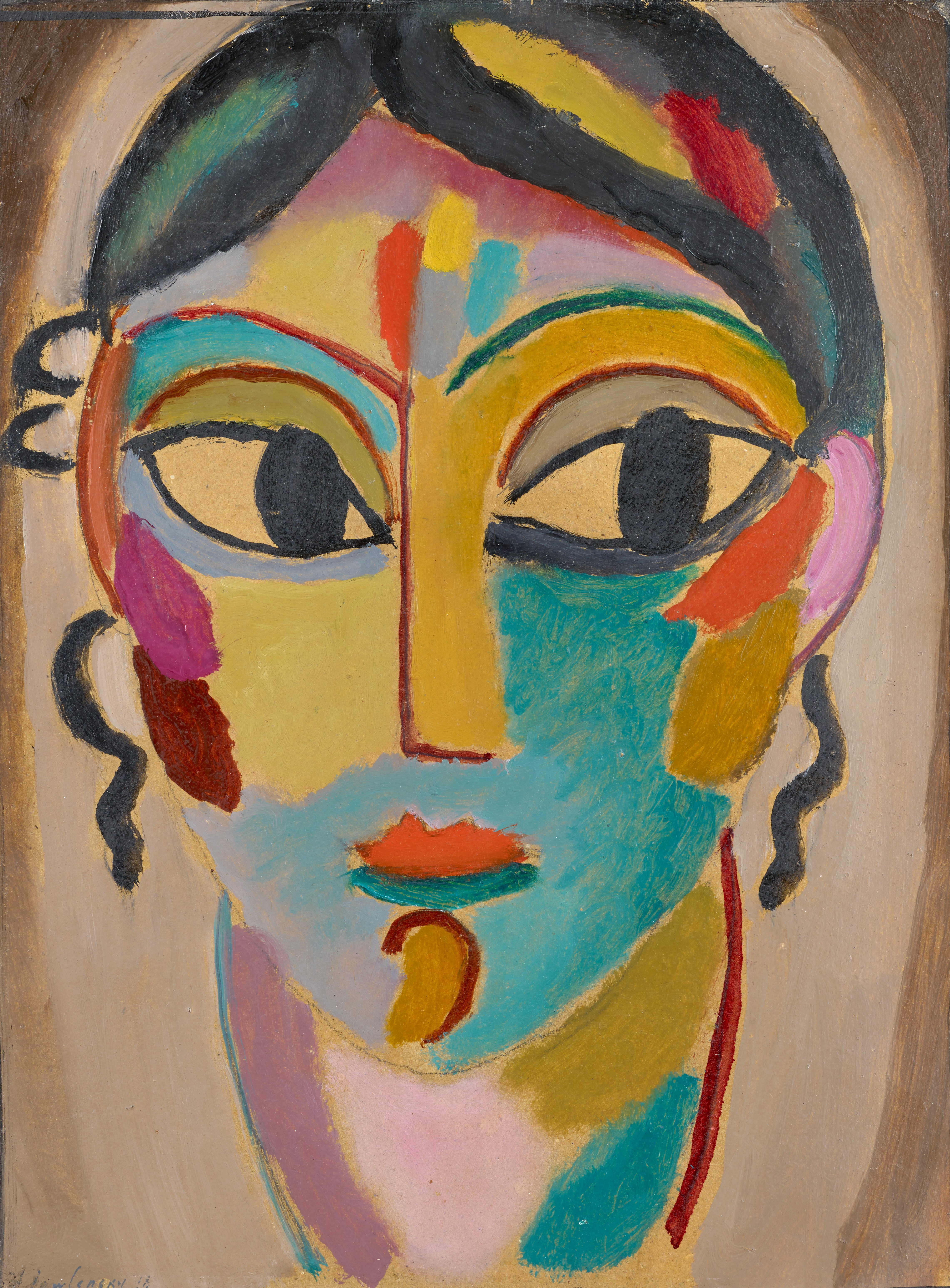 Alexej von Jawlensky, Mystic Head: Girls Head (front), 1918 (Fot. Kunstmuseum Basel, Martin P. Bühler)