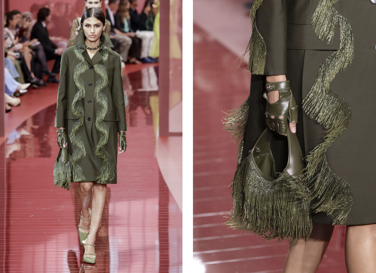 Gucci wiosna-lato 2025. (Fot. Victor VIRGILE/Getty Images)