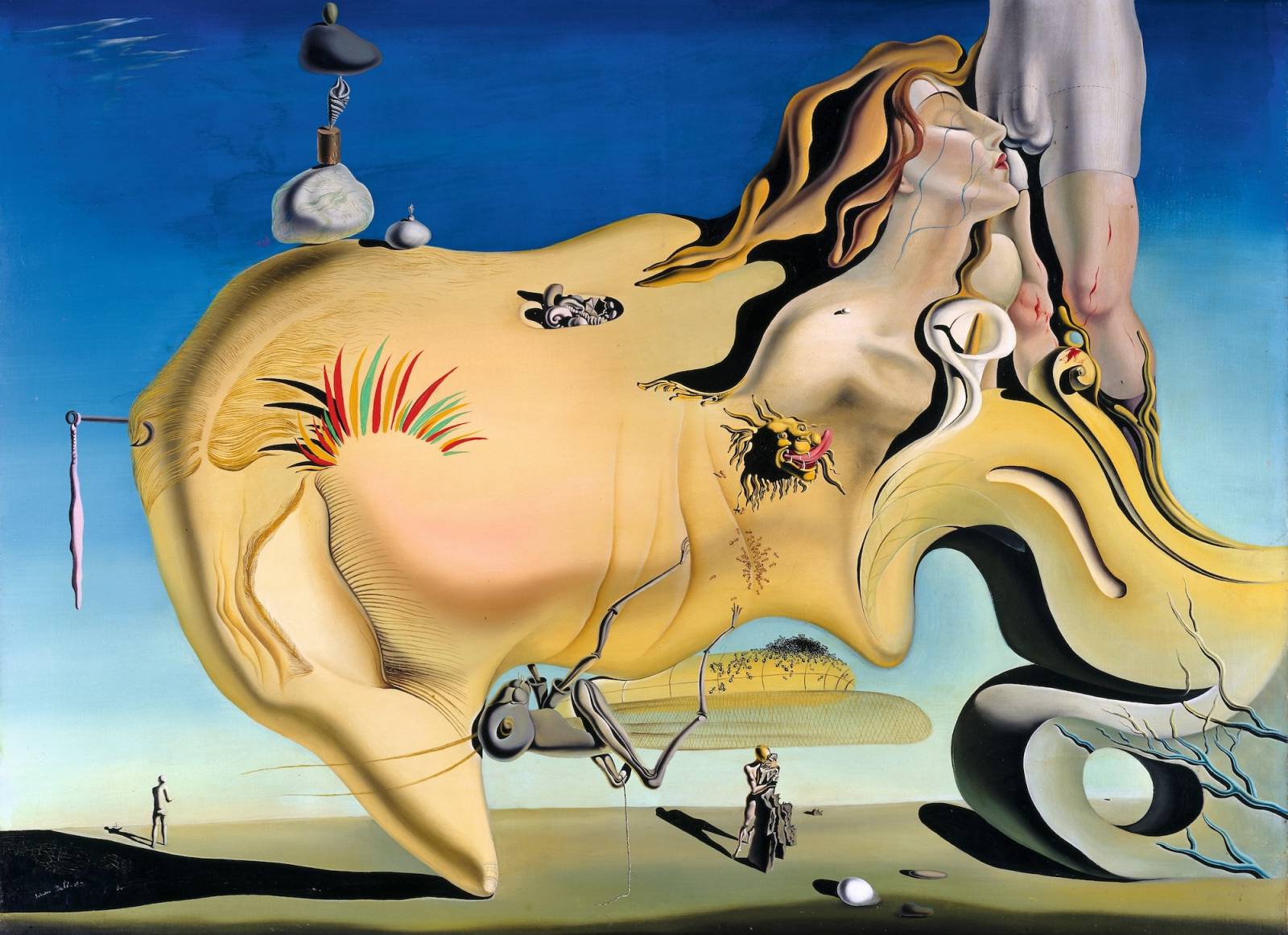 Salvador Dalí, Wielki masturbator, 1929 (© Photographic Archives Museo Nacional Centro de Arte Reina Sofía © Salvador Dalí, Fundació Gala-Salvador Dali / Adagp, Paris 2024)