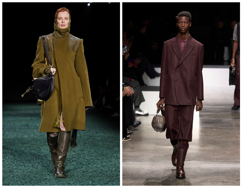 Burberry, Fendi jesień-zima 2024-2025 / (Fot. Spotlight. Launchmetrics )