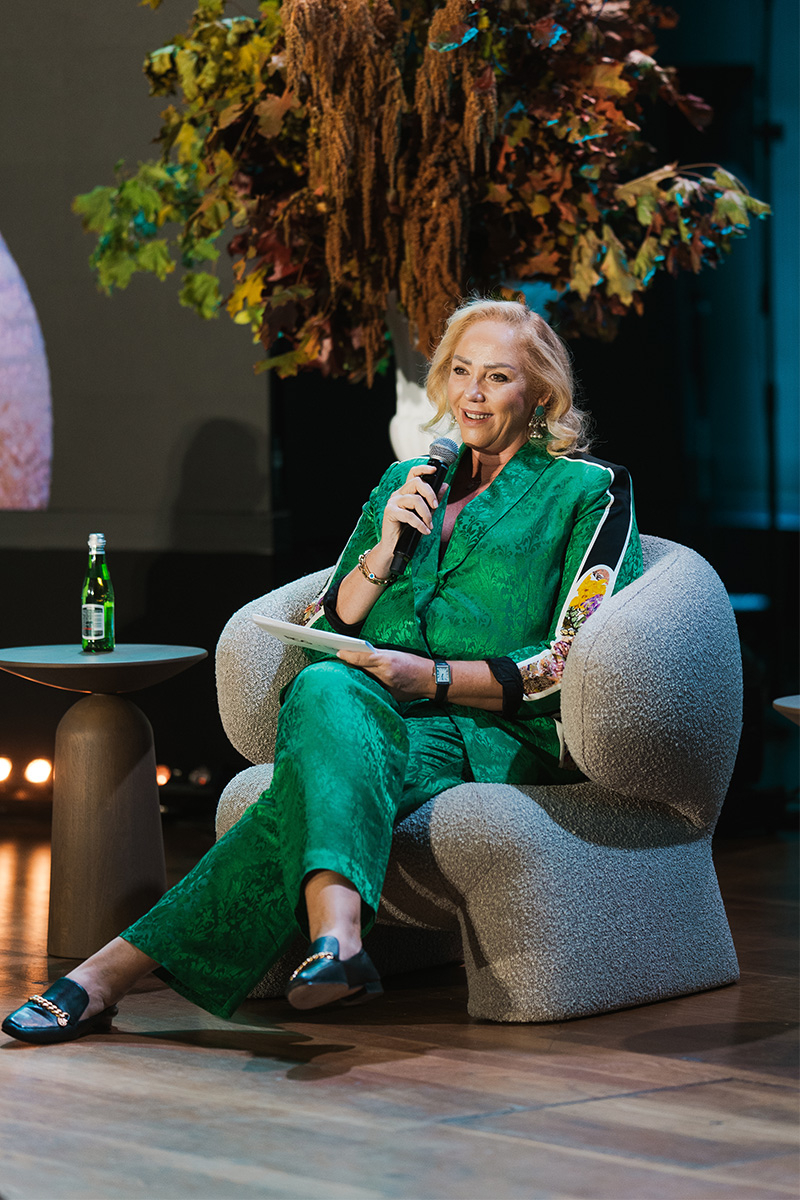 Leyla Ertur, Head of Sustainability w H&M Group i gościni panelu „Transforming Supply Chains: Technology, Transparency and Sustainability” konferencji „Vogue Polska” Business Fashion Environment Summit. (Fot. Marcin Kontraktewicz)