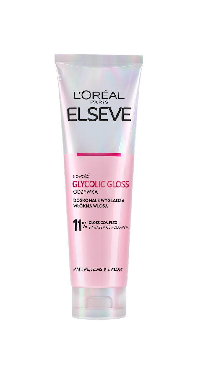 Odżywka wygładzająca Elseve Glycolic Gloss od L'Oréal Paris.