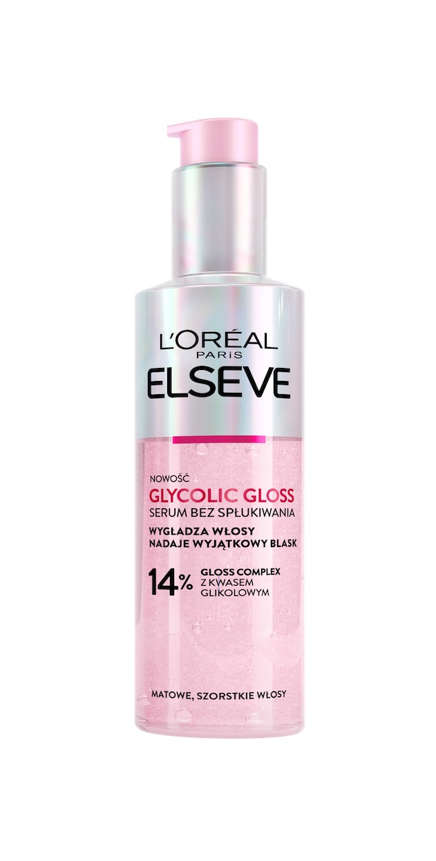 Serum do włosów bez spłukiwania Elseve Glycolic Gloss od L'Oréal Paris.