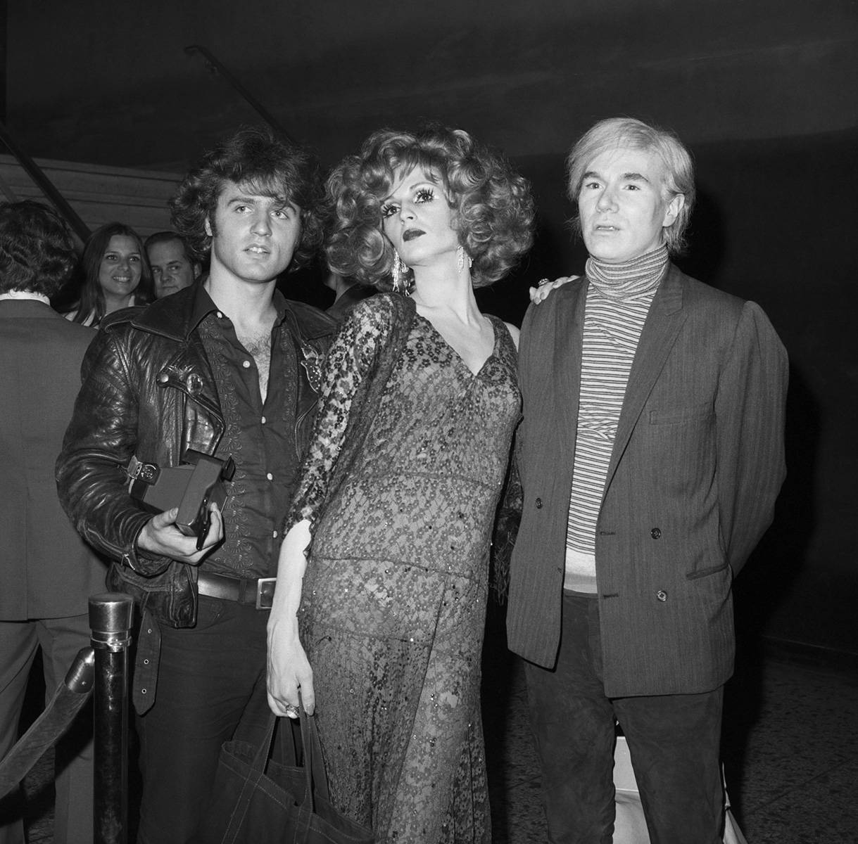 Andy Warhol, Gerard Malanga i Candy Darling (Fot. Getty Images)