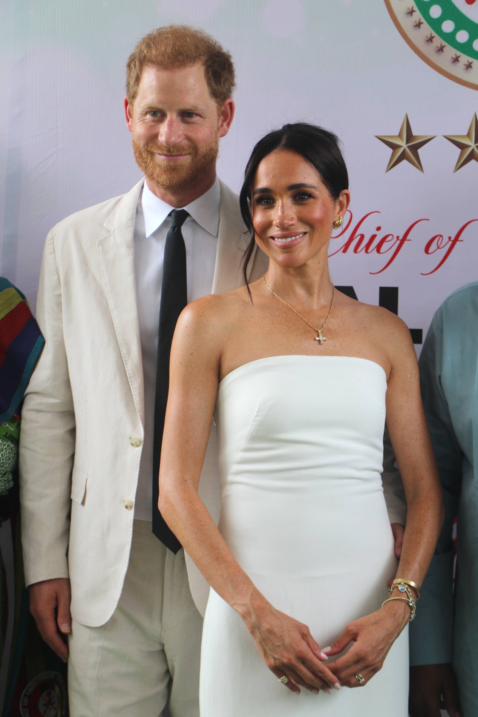 Meghan Markle i książę Harry odwiedzili Nigerię / (Fot. Getty Images)