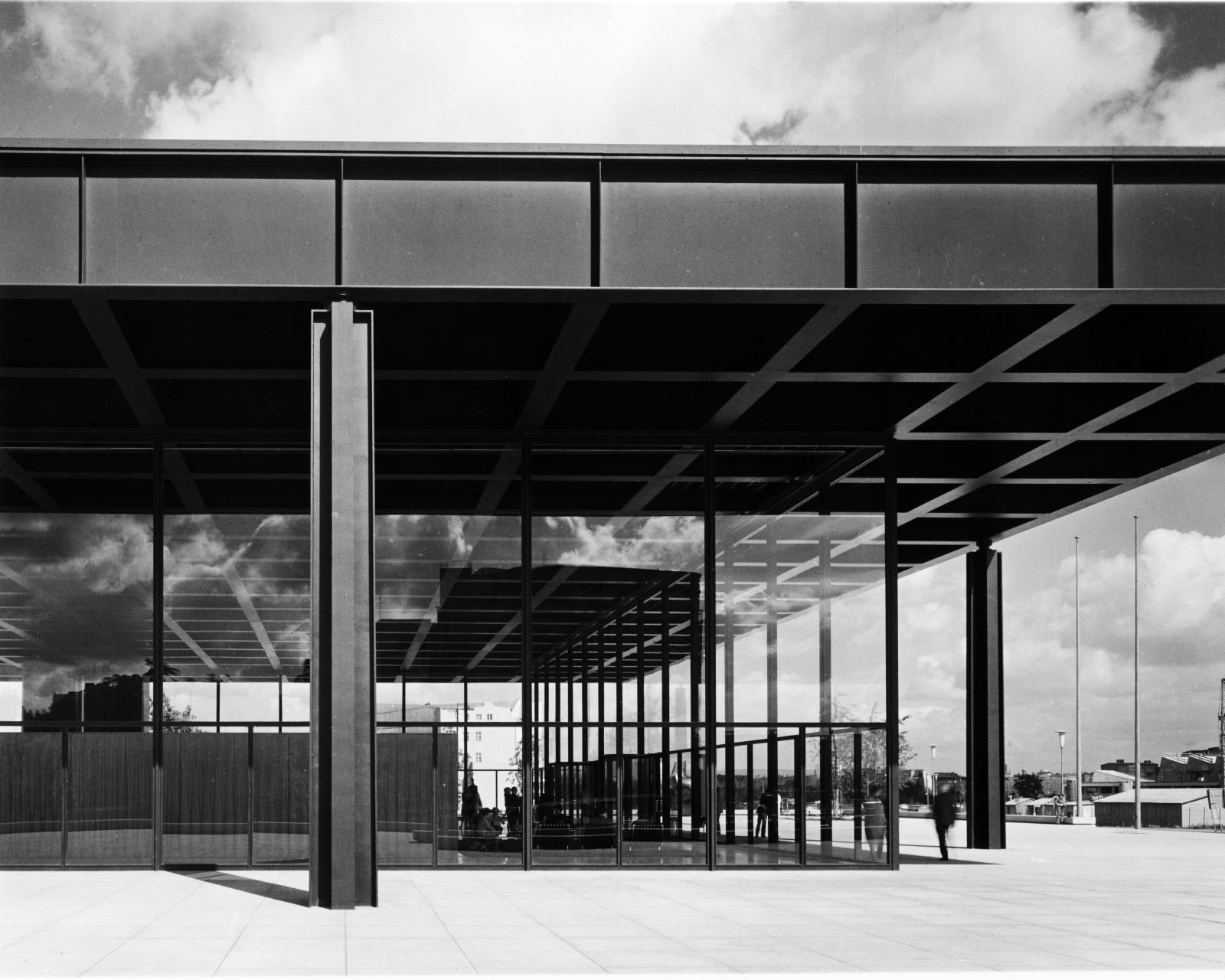 Budynek Neue Nationalgalerie w Berlinie / Fot. Hedrich Blessing Collection/Chicago History Museum/Getty Images