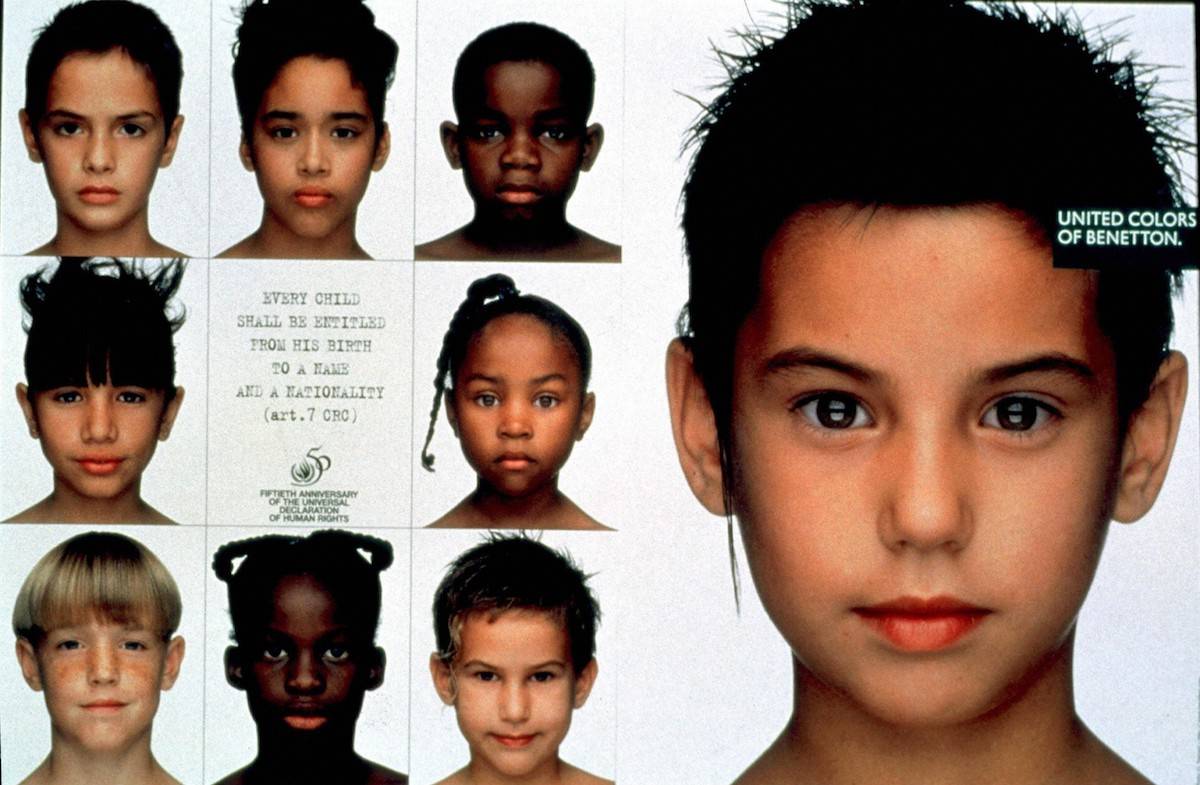 Kampania Benetton z 1998 roku (Fot. Oliviero Toscani/East News)