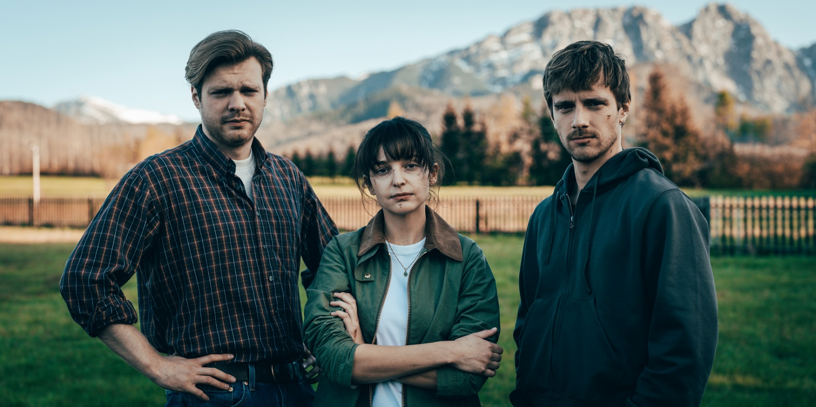 Piotr Pacek, Maria Dębska, Maciej Musiał (Fot. B.Mrozowski/SkyShowtime)