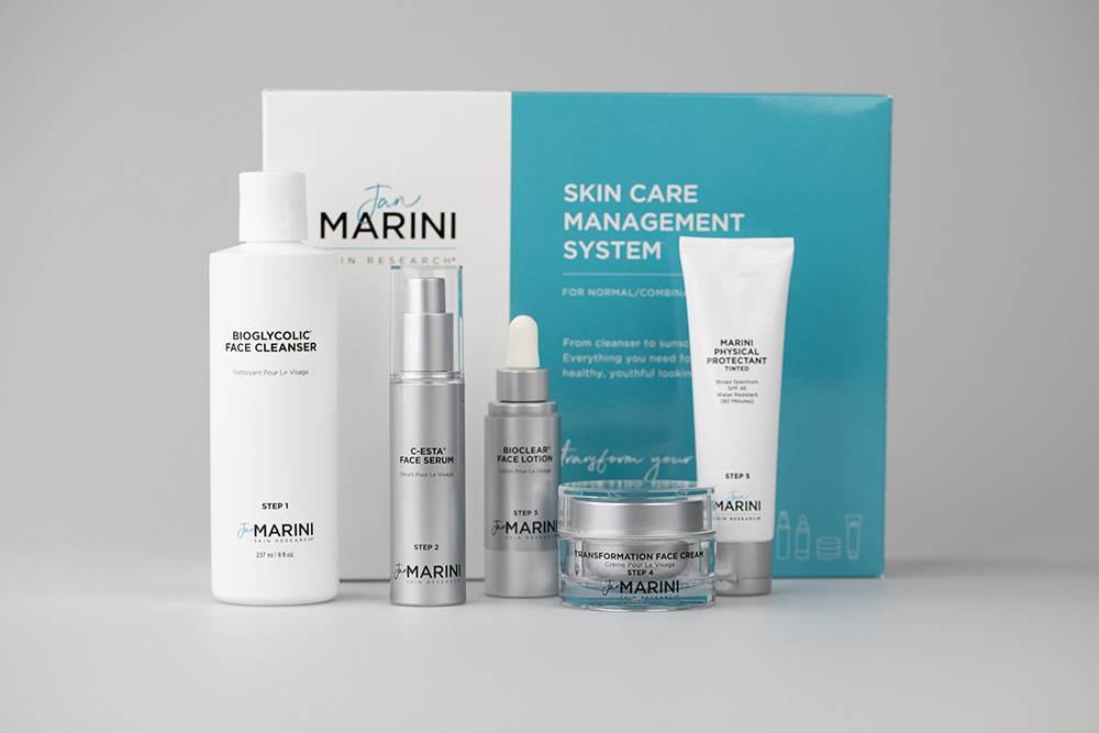 Jan Marini Skin Care Management System Tinted. Zestaw przeciwzmarszczkowy dla skóry normalnej i mieszanej