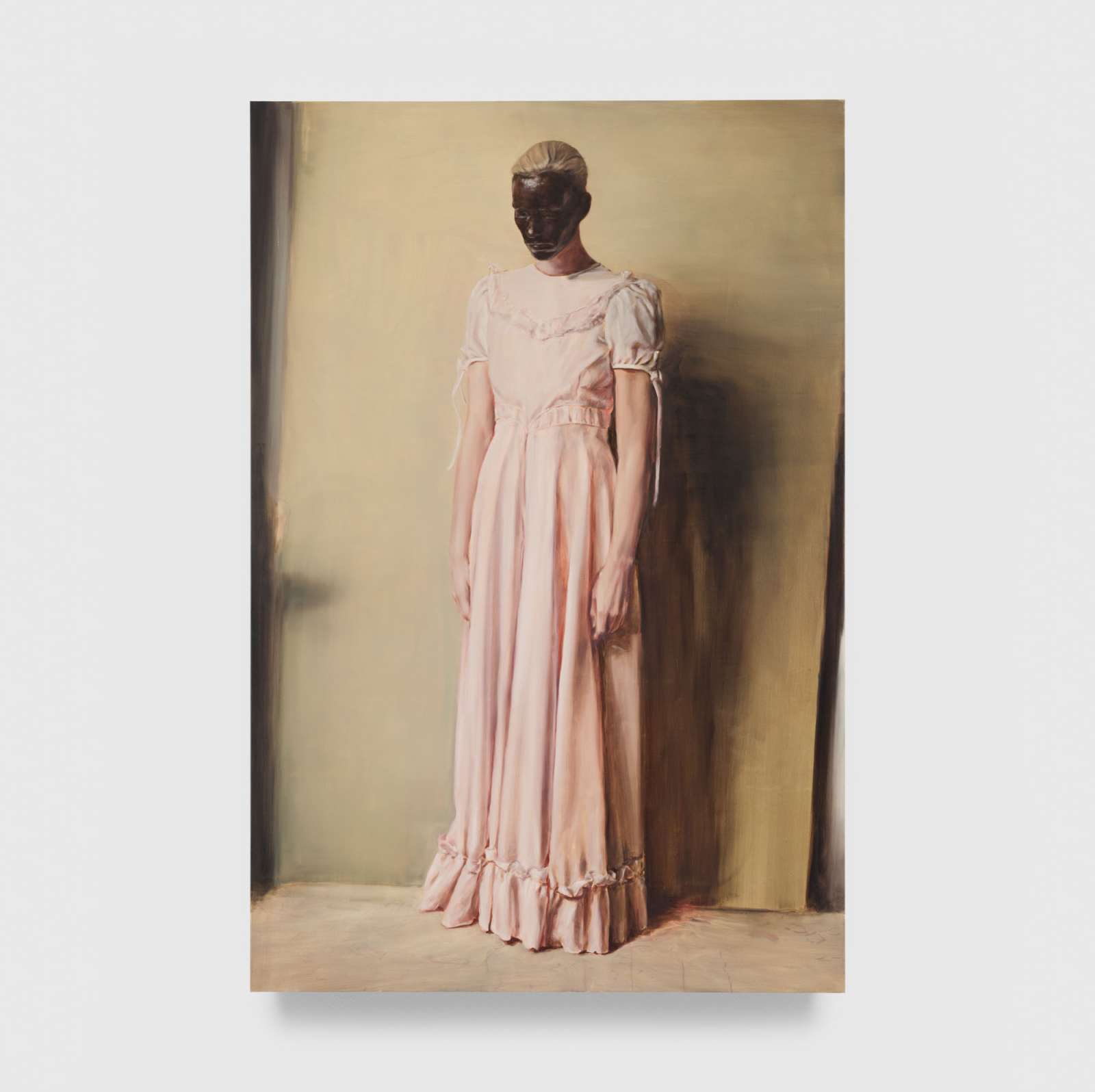 Michaël Borremans „The Angel”, olej na płótnie, 2013 (Fot. Dzięki uprzejmości artysty i Davida Zwirnera)