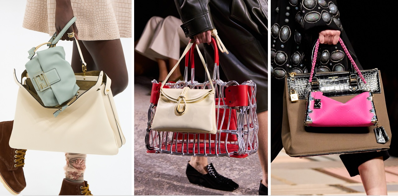 Fendi, Bottega Veneta, Louis Vuitton / Fot. Spotlight. Launchmetrics