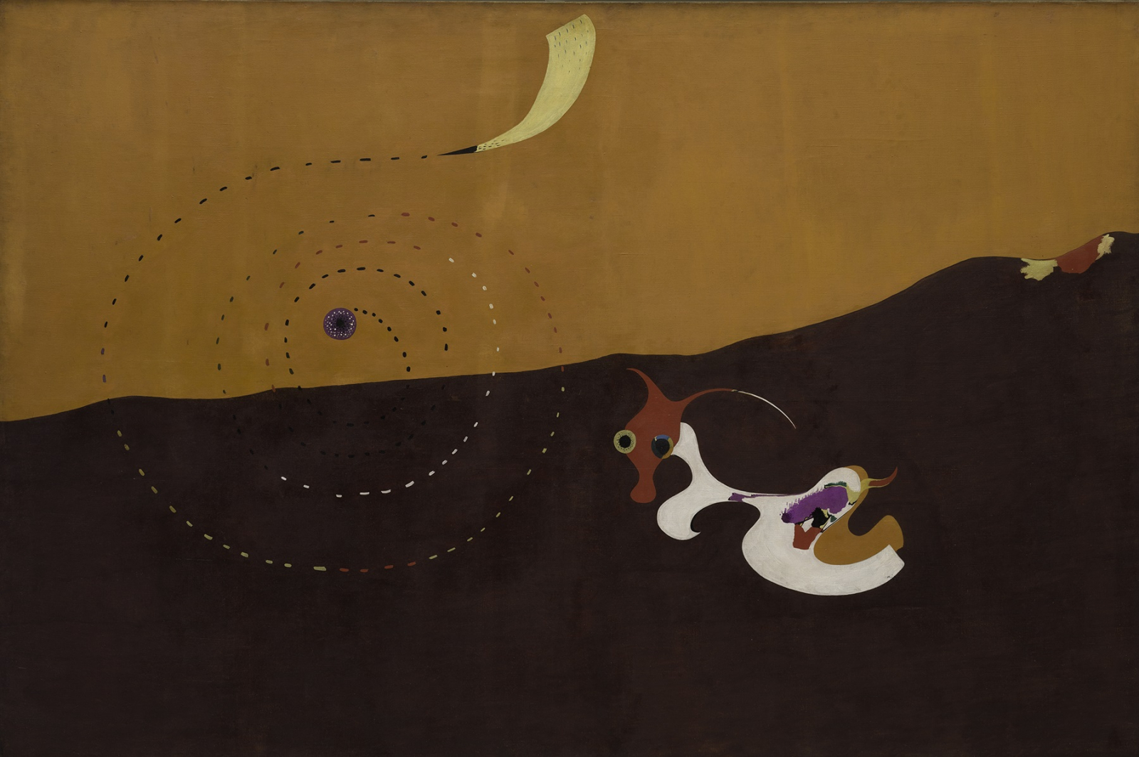 Joan Miró, „Paysage (Le Lièvre)”, 1927 (Solomon R. Guggenheim Museum, New York, 57.1459 © Successió Miró)