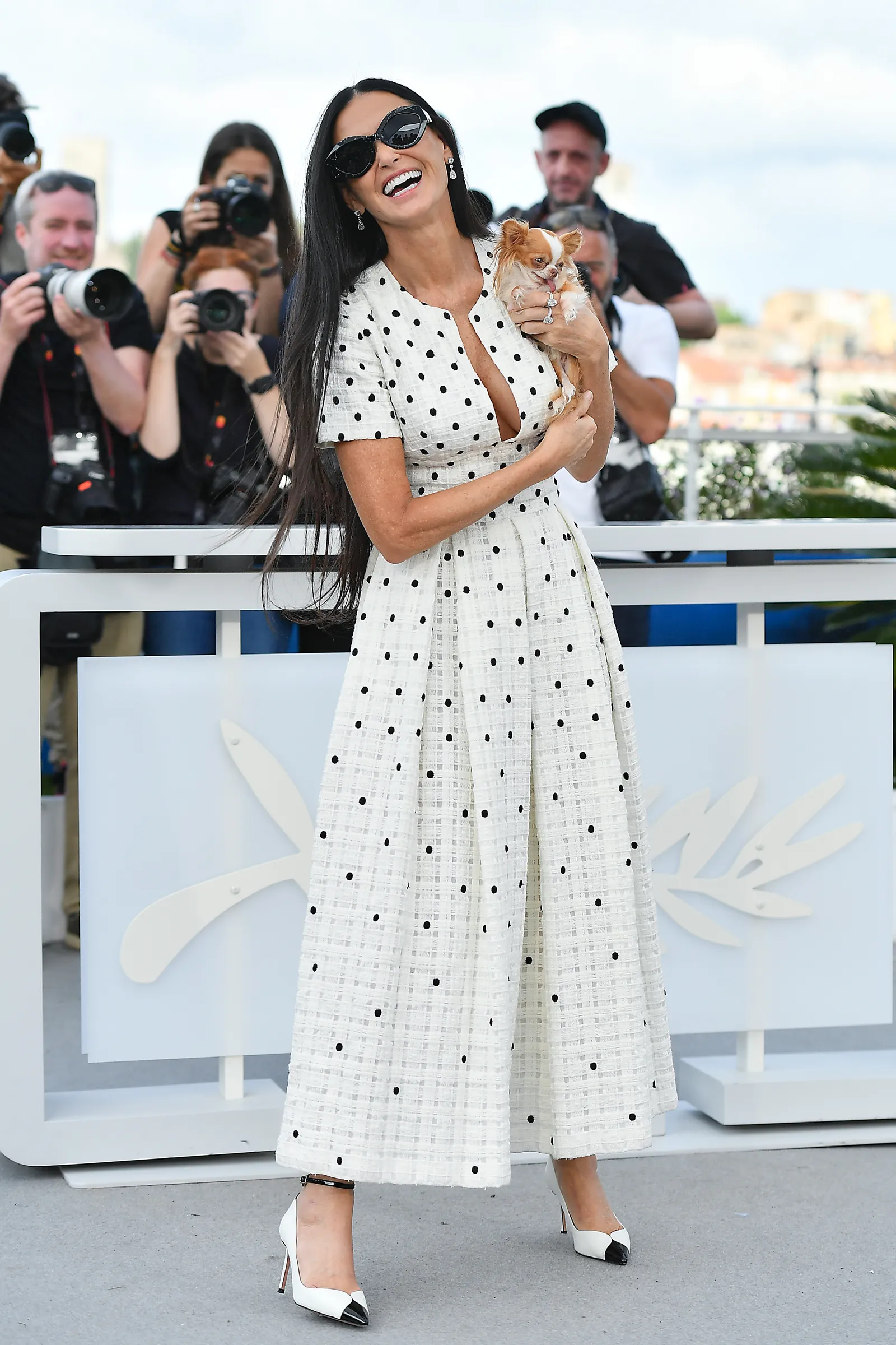 Demi i Pilaf biorą udział w 77. Festiwalu Filmowym w Cannes (Fot. Dominique Charriau/WireImage)