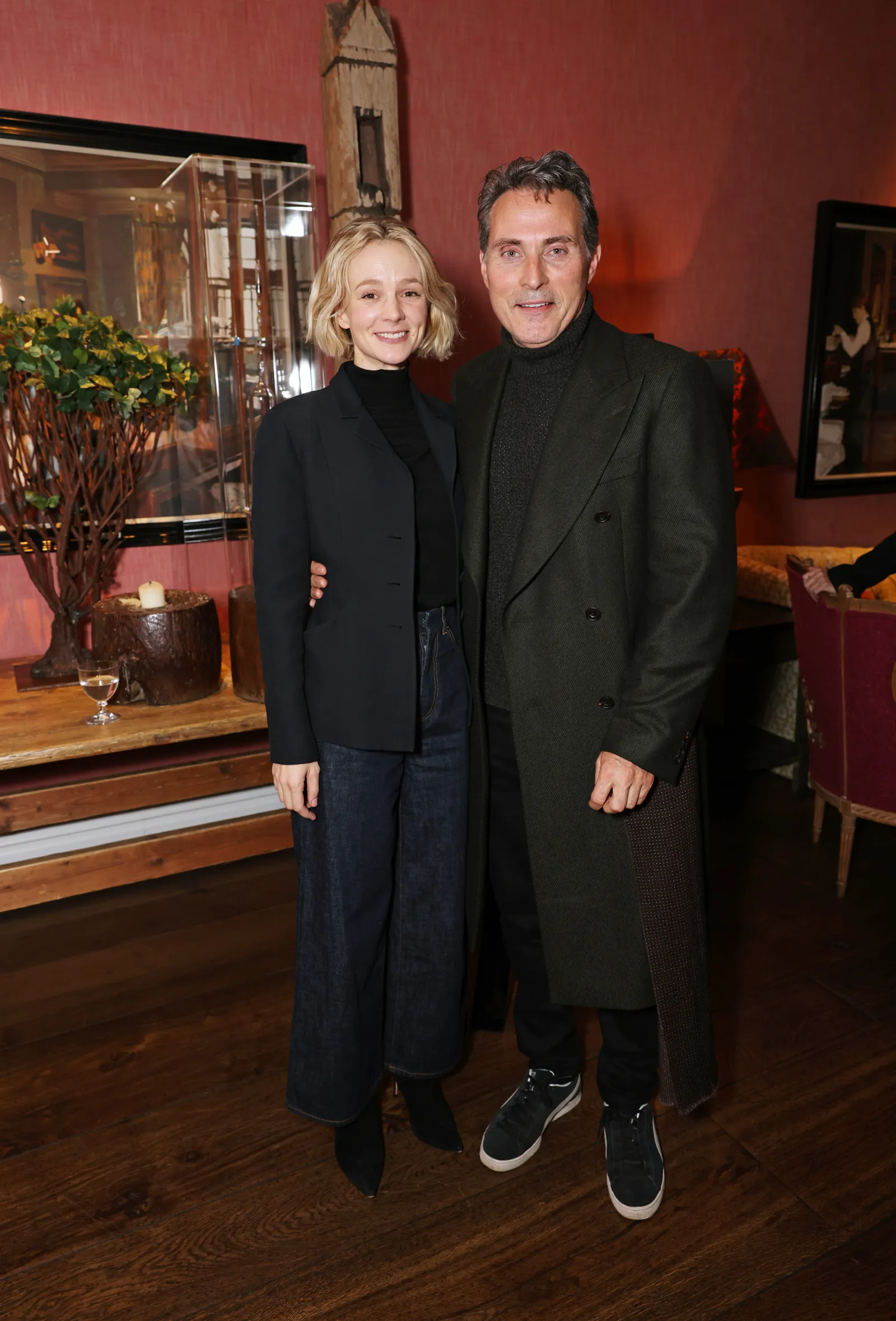 Carey Mulligan i Rufus Sewell (Fot. Dave Benett/Getty Images)