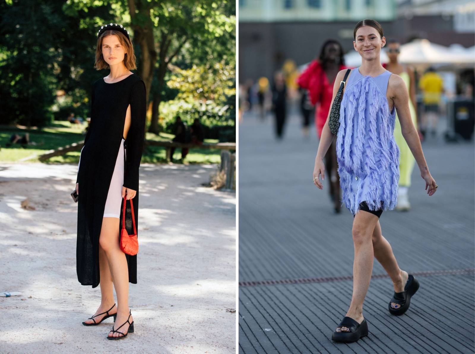 Wygoda i swoboda: Sukienka i kolarki to modna stylizacja na lato (Fot. Getty Images)