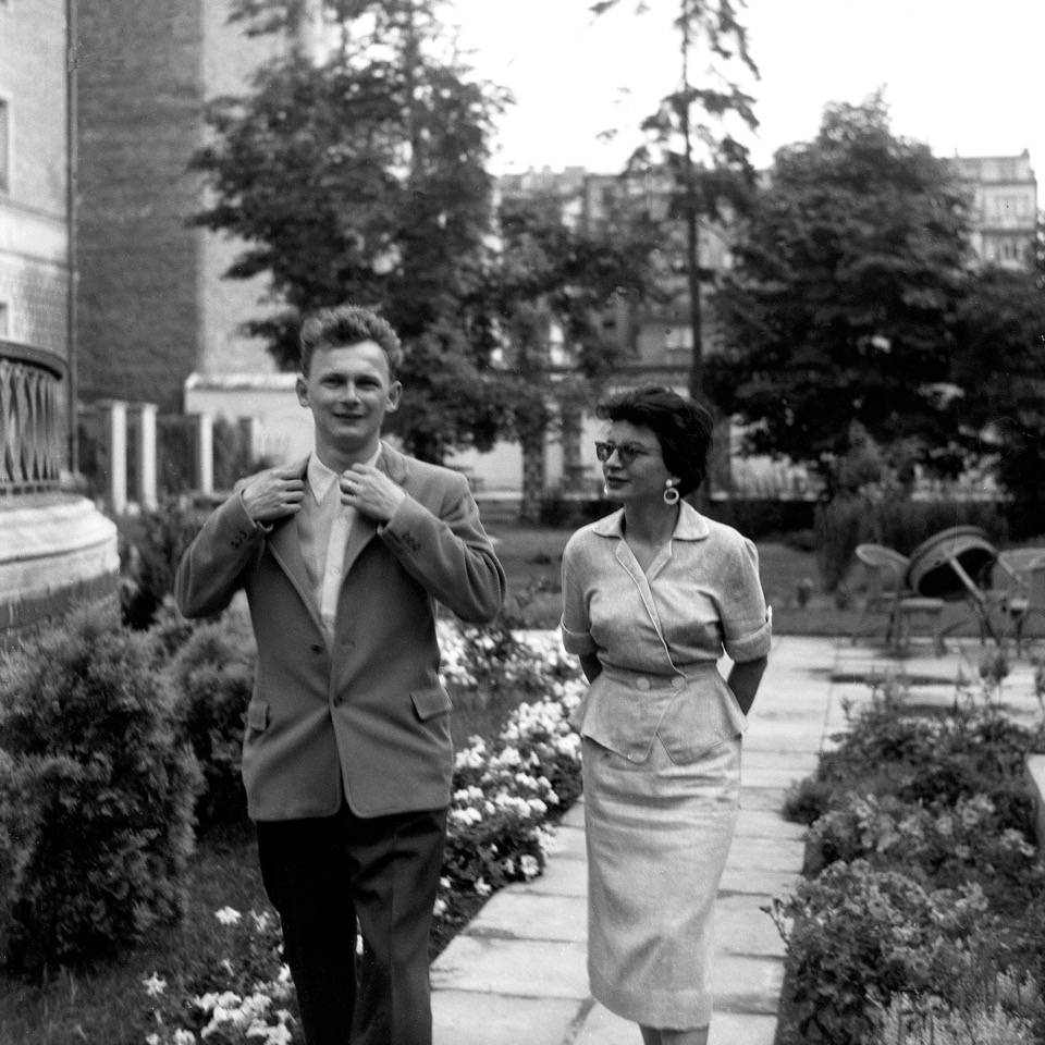 Rodzice Agaty Tuszyńskiej 22 lipca 1956 roku (Fot. Agencja Forum)