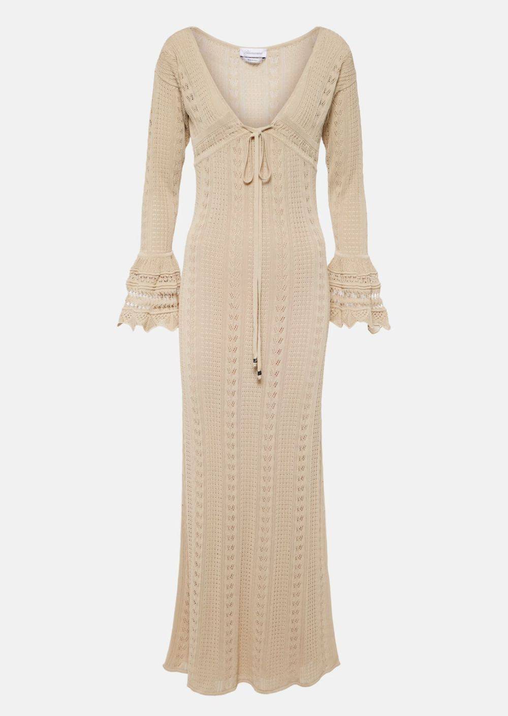 Szydełkowa sukienka z letnich wyprzedaży, Blumarine, przeceniona na ok. 2910 zł (Fot. materiały prasowe)